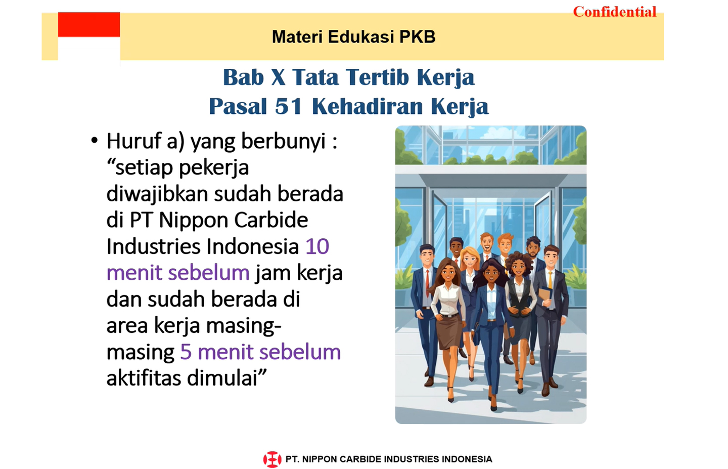 Edukasi PKB (Bab X Tata Tertib Kerja)